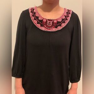 Style & Co Beaded Shirt
